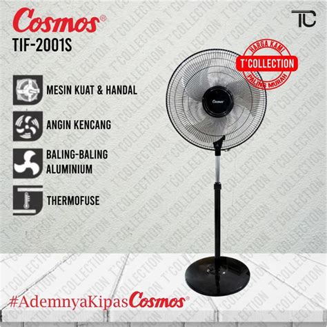 Jual Cosmos Kipas Angin Berdiri Besi Stand Fan Tornado Inch Tif