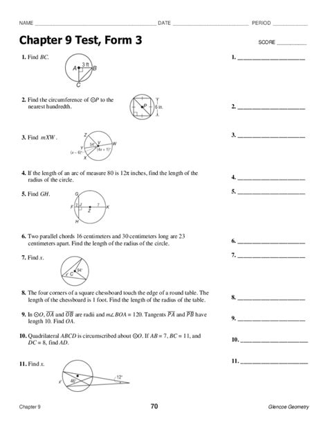 Fillable Online School Ckseattle Chapter Test Form Fax Email Print