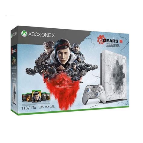 Console Xbox One X 1TB Gears 5 Edição Limitada Império Teixeira