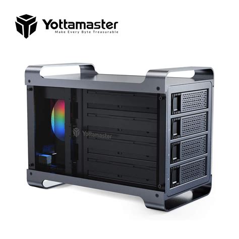 Yottamaster Bay Raid Hard Drive Enclosure Usb Type B For