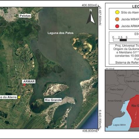 Localização do aterro sanitário de Rio Grande RS Download Scientific