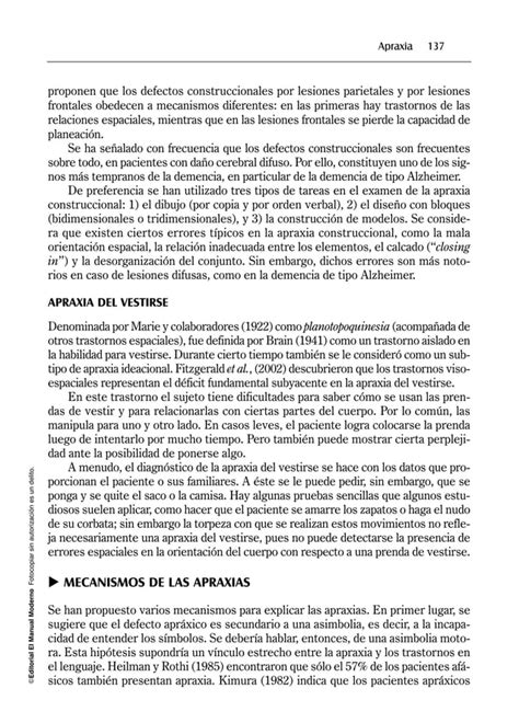 Ardila rosselli 2007 neuropsicología clínica apraxia PDF