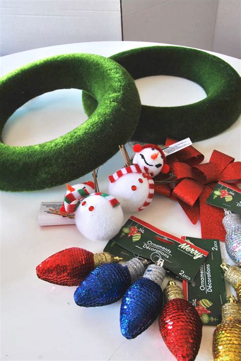 Christmas Wreaths with Dollar Tree finds! - Showit Blog