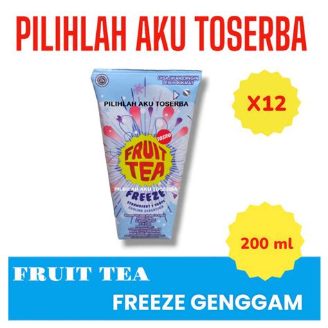 Jual Fruit Tea Sosro Freeze Genggam Ml Harga Pcs Shopee