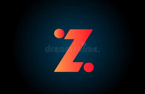 Z Alphabet Letter Logo Icon In Orange And Black Corporate Design For