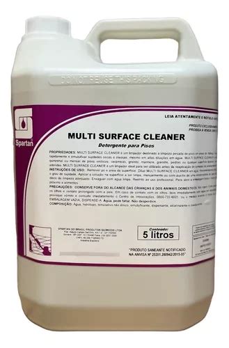 Detergente Limpeza Pesada Piso Multi Surface Cleaner Spartan