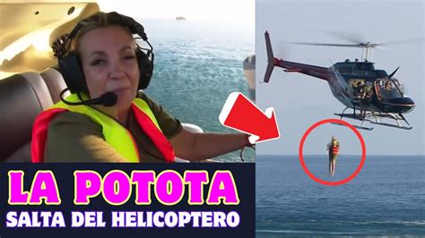 CARMEN BORREGO entra en PÁNICO en el HELICÓPTERO pero TERMINA