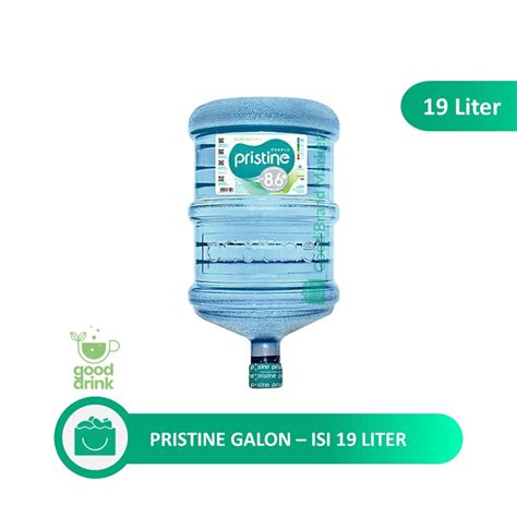 Jual Pristine Air Mineral Sehat Kemasan Galon 19 Liter Shopee Indonesia