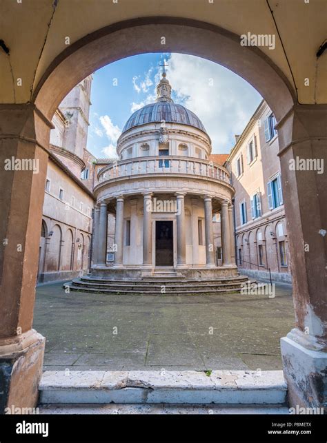 Tempietto De Bramante Dans L Glise De San Pietro In Montorio De Rome