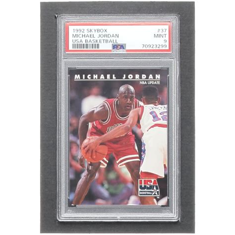 Michael Jordan Skybox Usa Nba Update Psa Pristine Auction