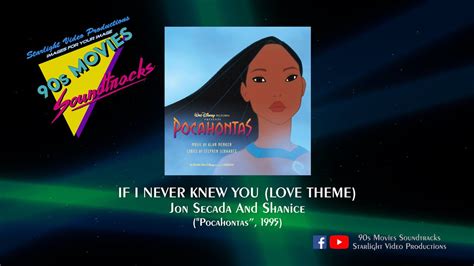 If I Never Knew You Love Theme Jon Secada And Shanice Pocahontas