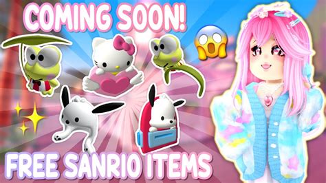 New Free Sanrio Items Coming Soon To My Hello Kitty Cafe Roblox Youtube