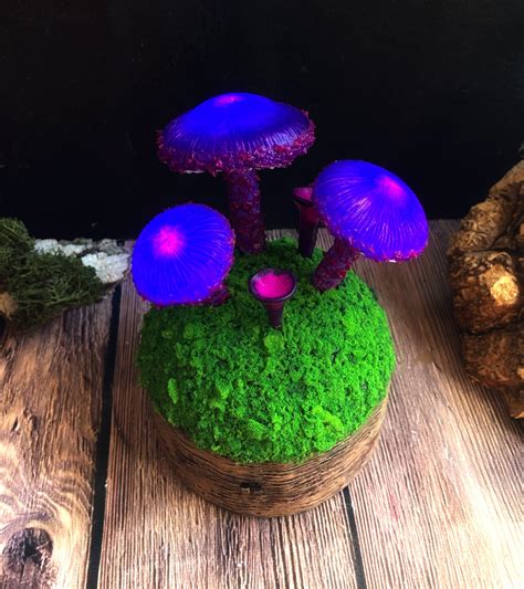 Mushroom Unique Night Light Mushroom Lamp Bedside Bedroom Etsy