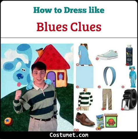 Blue And Steve Blue’s Clues Costume For Halloween