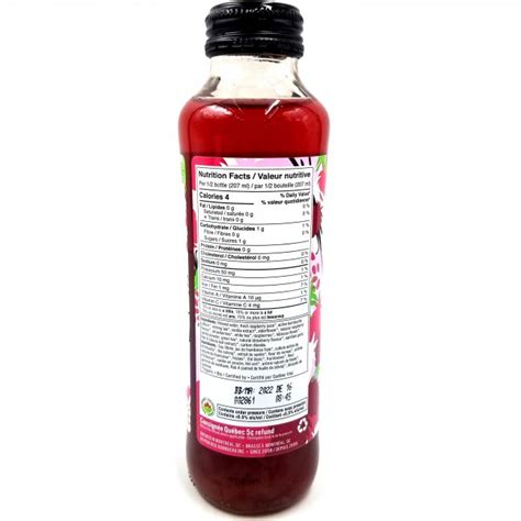 Kombucha G Framboise Et Vanille Biologique Btl Dpt Aubut