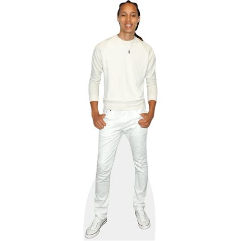 Brittney Griner White Outfit Cardboard Cutout Celebrity Cutouts