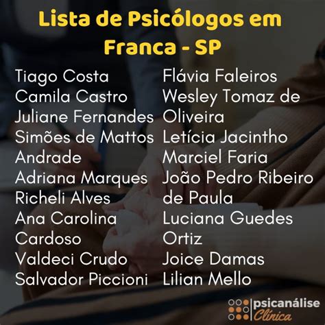 psicólogos em Franca mapa mental Psicanálise Clínica