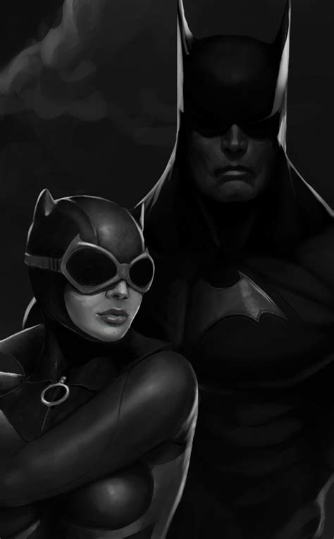 950x1534 Resolution Batman 4k Catwoman Art Superhero 950x1534