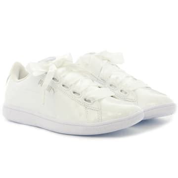 Puma Baskets Femme Vikky Ribbon 366417 02 White Ryses