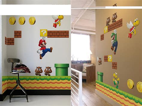 Super Mario Bros Wall Decals | Gadgetsin