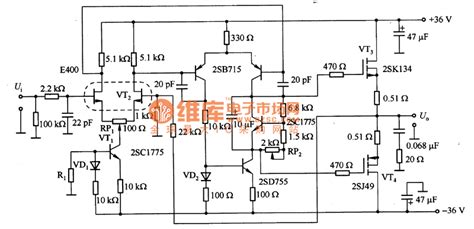 Power Amplifier Circuit Using Mosfet