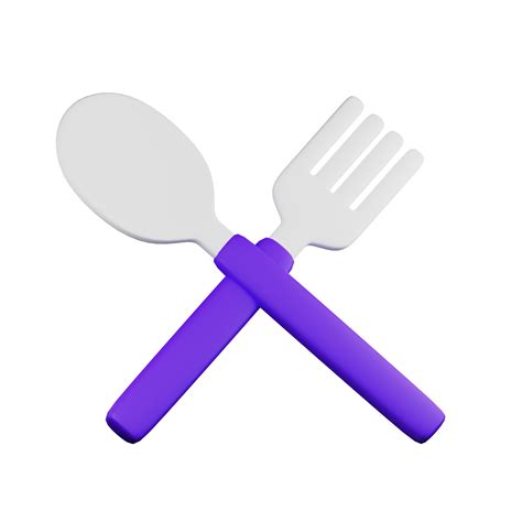 Fork Spoon Food 3d Illustration 10225744 Png