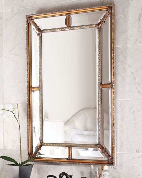 John Richard Collection Beveled Frame Mirror