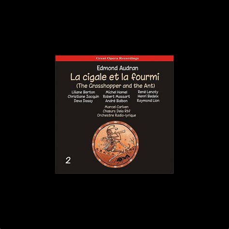 Audran The Grasshopper And The Ant La Cigale Et La Fourmi Volume 2