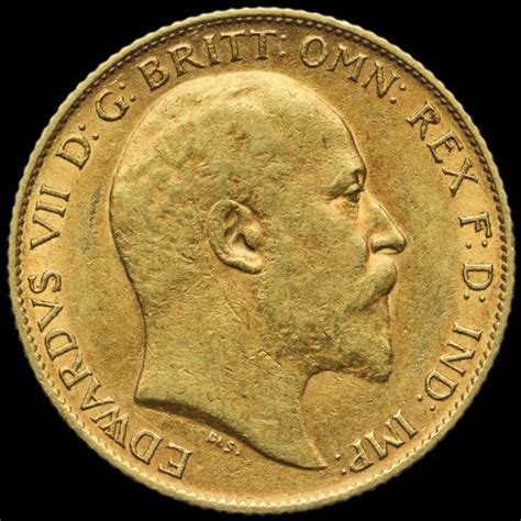 Edward Vii Gold Half Sovereign