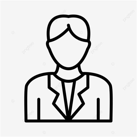 User Line Icon Vector Profile User Avatar Png And Vector With