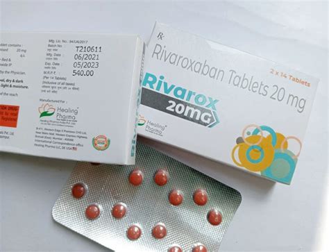 Xarelto Rivaroxaban Tablets 20 Mg At Rs 540strip जेराल्टो In