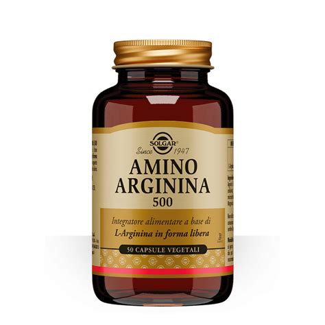 Solgar Amino Arginina Capsula Vegetale Farmacie Vigorito