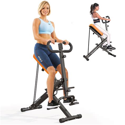 SogesPower Squat Machine Rowing Machines for Home, Foldable Fitness