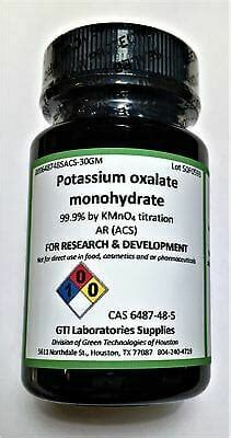 Potassium Oxalate Monohydrate Reagent A C S Delta Microscopies