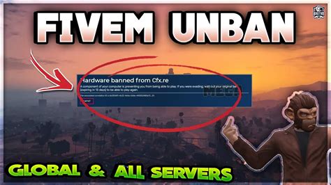 Fivem Unban Global Servers All Type Of Bans Youtube