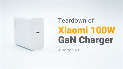 Teardown Of Xiaomi 100W USB C GaN Charger AD100G Chargerlab