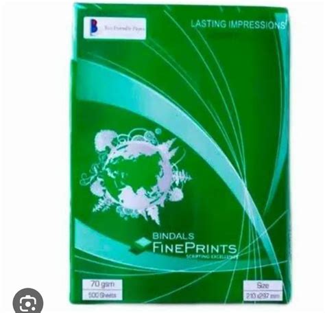 Bindal Gsm Sheets A Size Paper At Ream In Ahmedabad