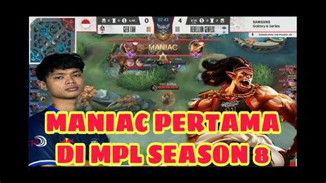 GEEK FAM VS REBELLION GENFLIX GAME 2 MPL ID SEASON 8 WEEK 2 MANIAC