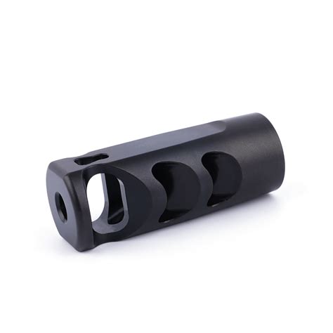 Black Stainless Muzzle Brake 22223556 300308762 9mm Tactical Muzzle Device Threaded 1