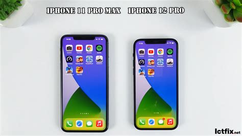 Iphone 12 Pro Vs Iphone 11 Pro Max Video Test Display Speedtest Comparison Ictfix