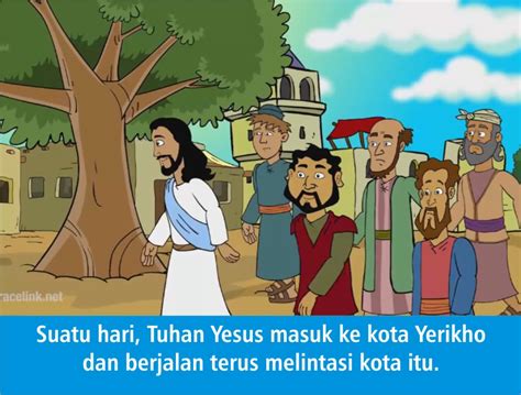 Komik Alkitab Anak Tuhan Yesus Memanggil Zakheus