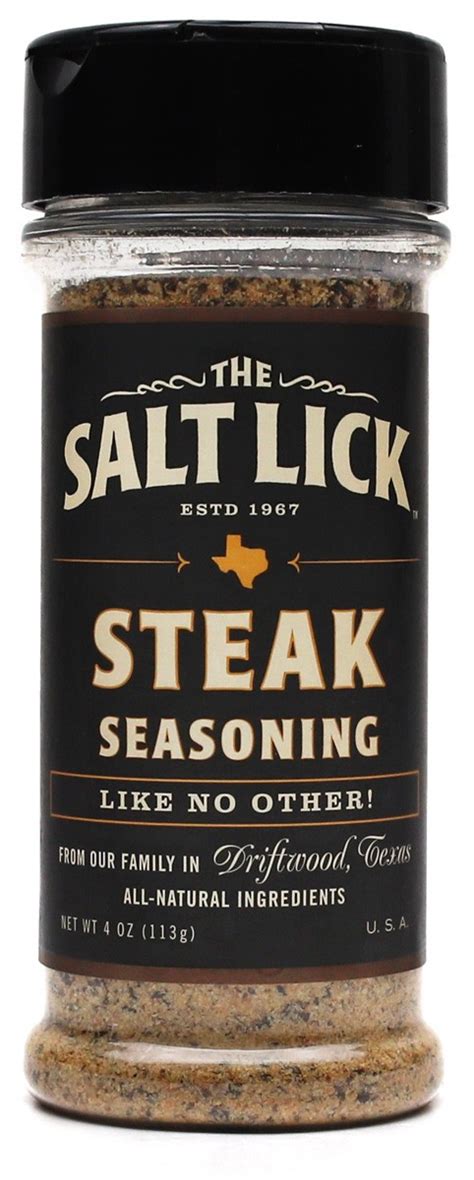 Salt Lick Steak Seasoning Texasfood