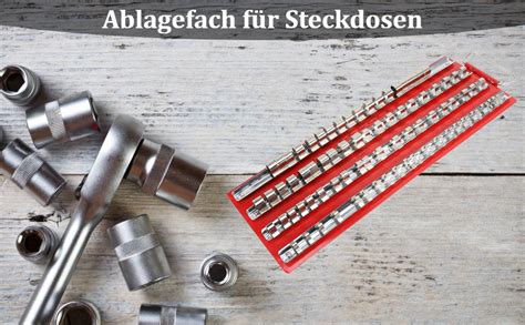 Steckschl Ssel Schienenset Haofy Steckdosenablage Aufsteckleiste