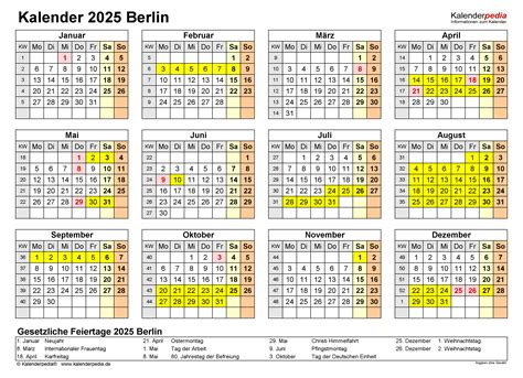 Der Akademische Kalender Der Freien Universität Berlin Für Das Jahr