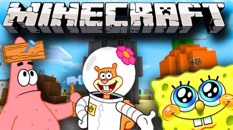 Minecraft Spongebob Bikini Bottom Map Pvp W Lachlan Friends Youtube