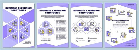 Business Expansion Strategies Brochure Template Corporate Strategy