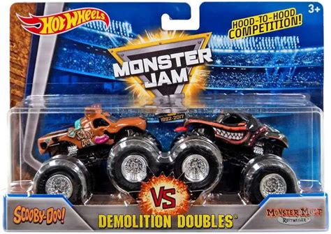 Hot Wheels Monster Jam 25 Demolition Doubles Scooby Doo Monster Mutt