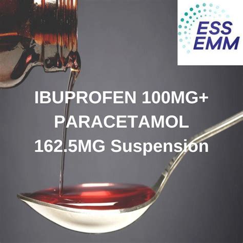 Ibuprofen Mg Paracetamol Mg Suspension Pharmint