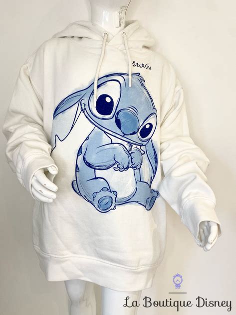 Sweat Stitch Disney Taille Xs Blanc Capuche V Tements V Tements