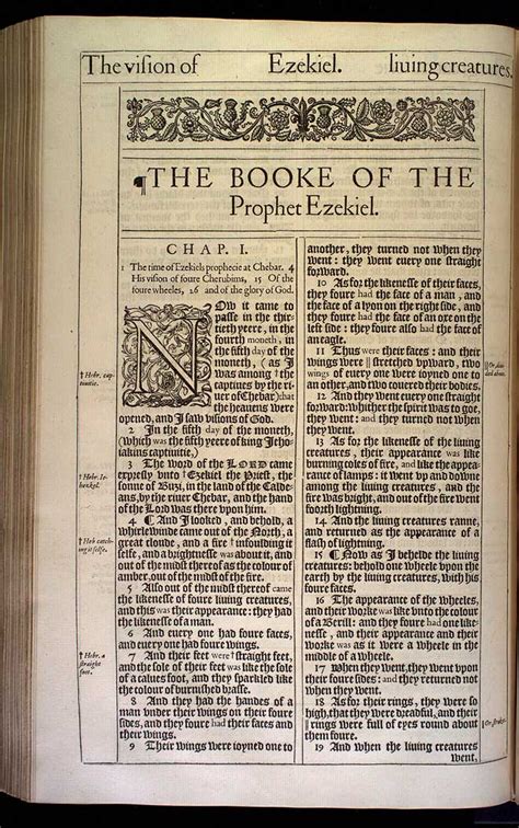 EZEKIEL CHAPTER 1 (ORIGINAL 1611 KJV)